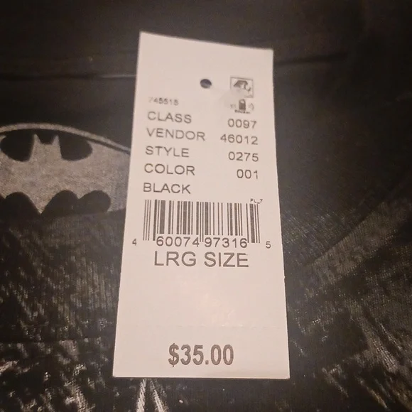 Batman Dark Knight Rises T-Shirt. Medium & Large, Black. - Picture 4 of 5